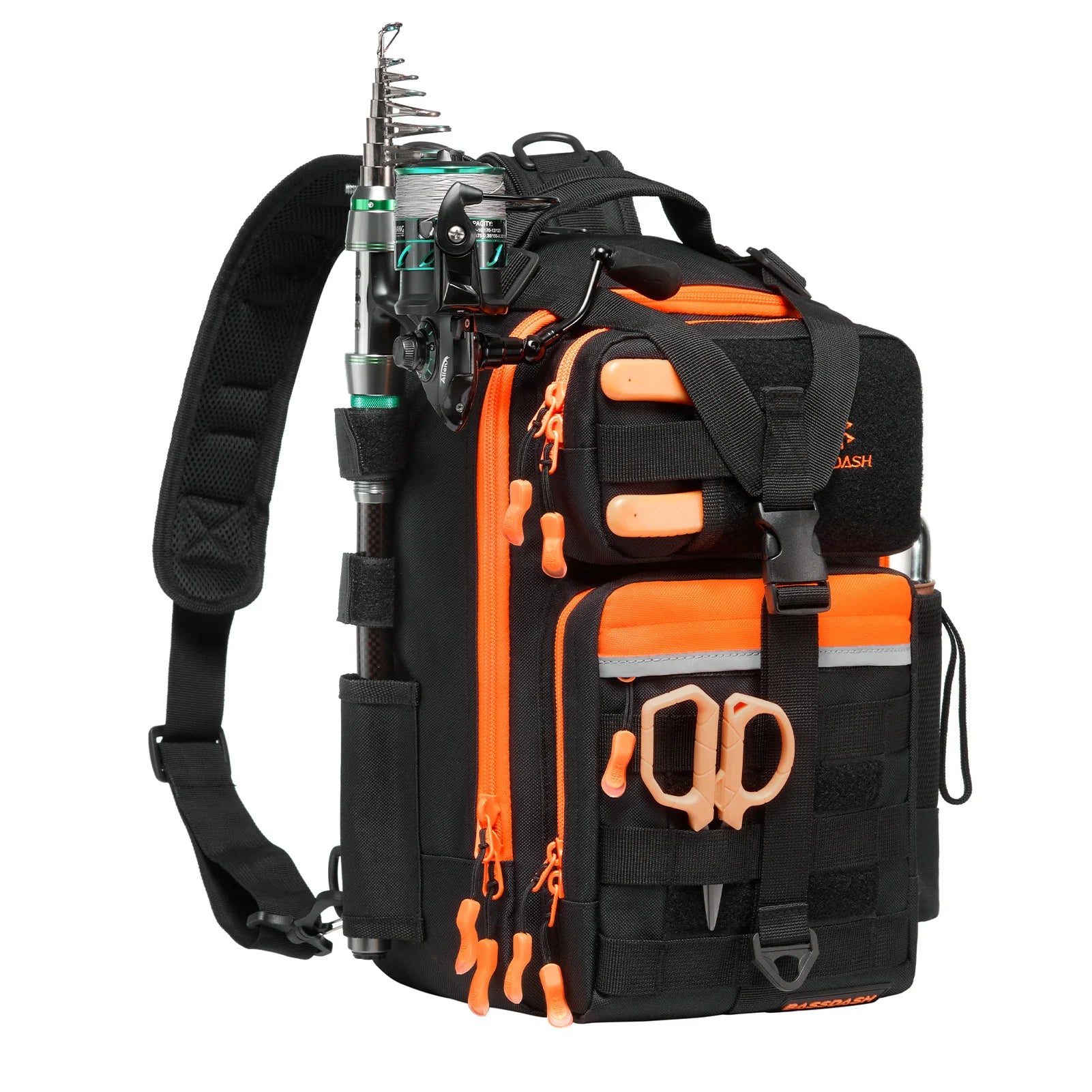 BASSDASH Fishing Backpack Convertible Sling Bag ShopHub