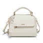 FOXER Elegant Women's Handbag In Genuine White Leather