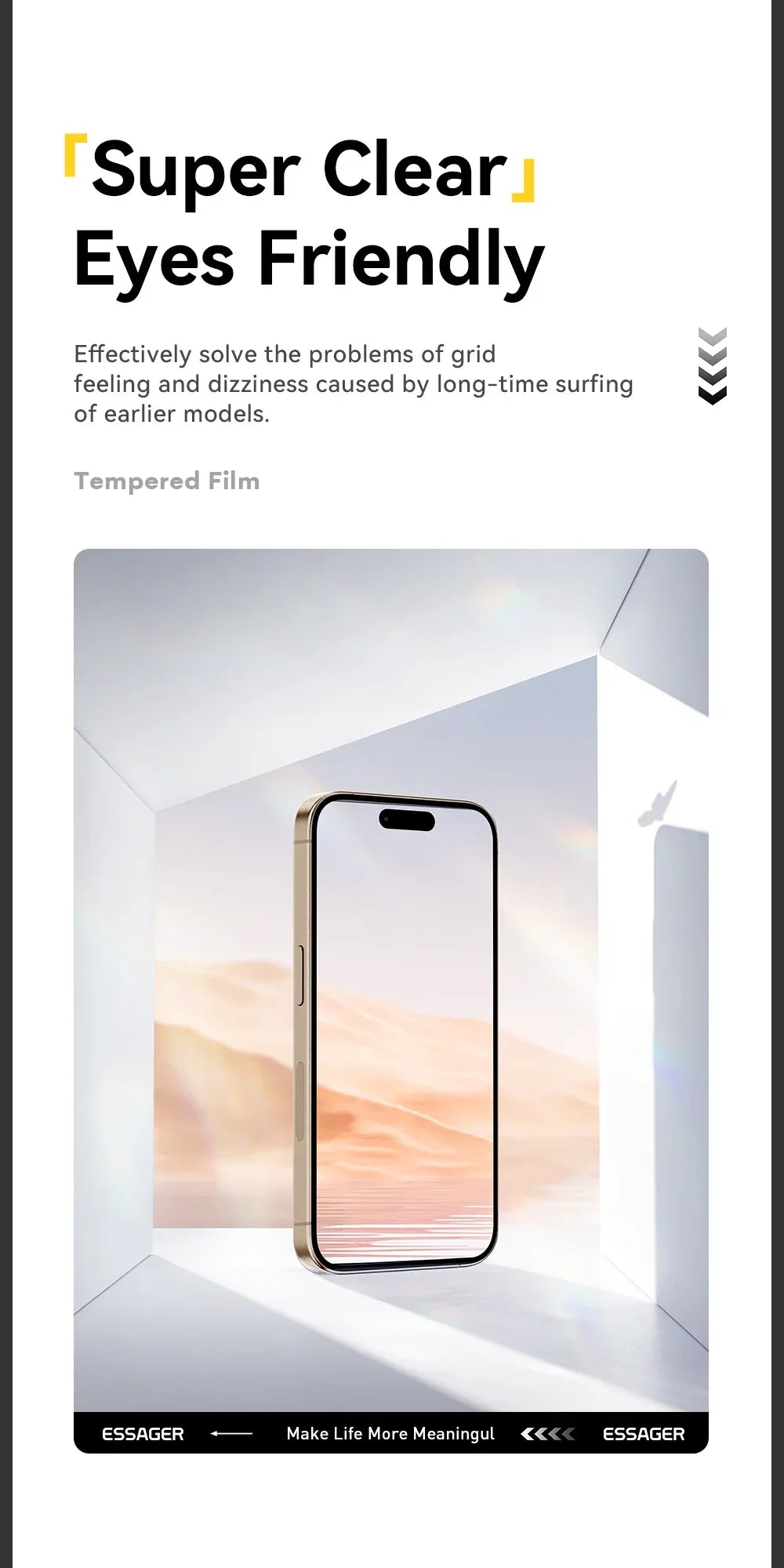 Essager 2Pcs Anti-Peeping Glass for iPhone 16, 15, 14, and 13 Pro Max Plus - ShopHub