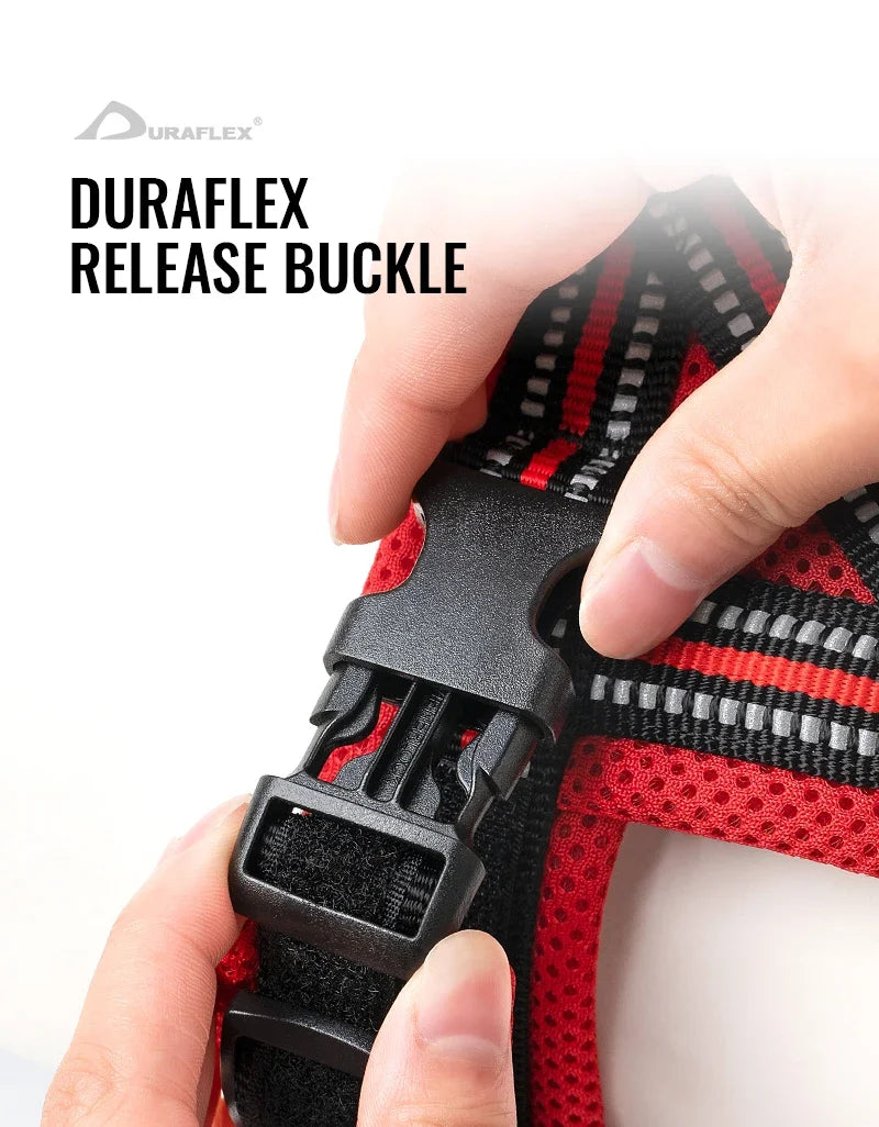 Truelove Soft Mesh Padded Nylon Dog Harness Vest 3M Reflective Security Dog Collar Easy Put on Pet Harness Pull-resistan TLH5811
