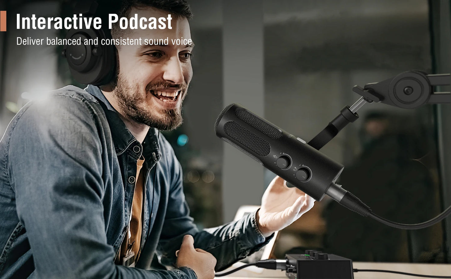 Elevate Your Sound with the High-Quality Dynamic Microphone: FIFINE Tank3 USB/XLR