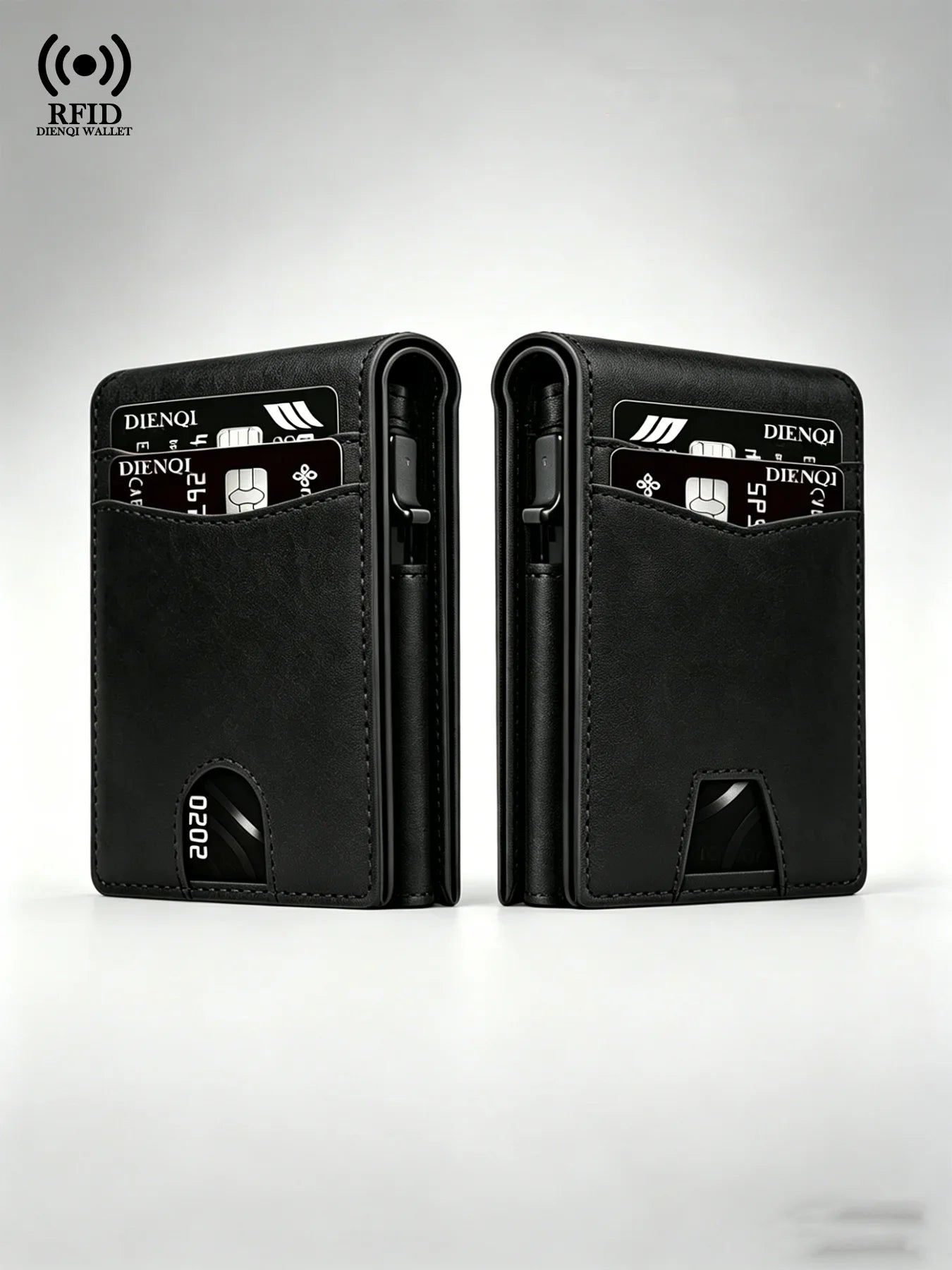 Luxury Brand Business Credit Card Holder Pocket Men's Wallet Rfid High Quality Wallet Money Bag Slim Thin Card Holders for Men