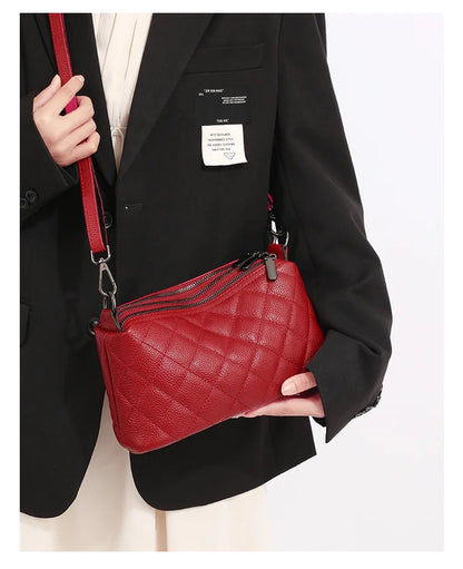 FOXER Genuine Leather Women's Shoulder Bag