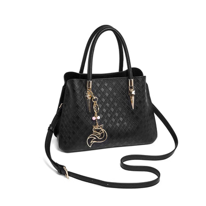 FOXER Luxury Genuine Leather Women's Shoulder Bag