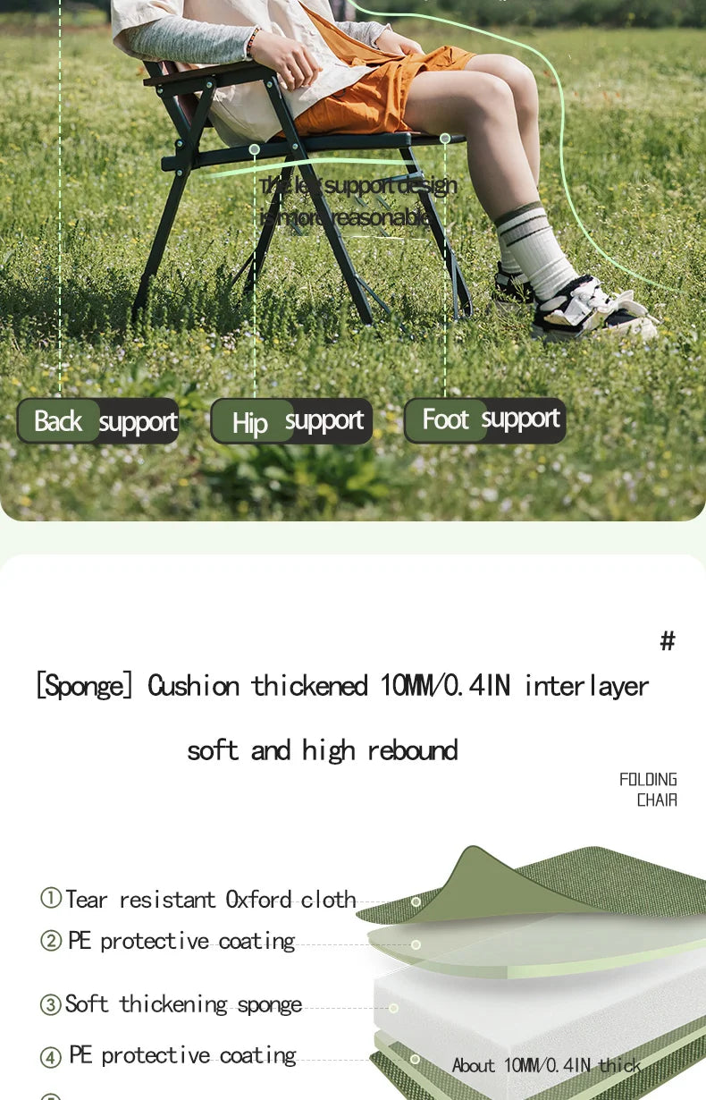 BISINNA Outdoor Folding Camping Chair