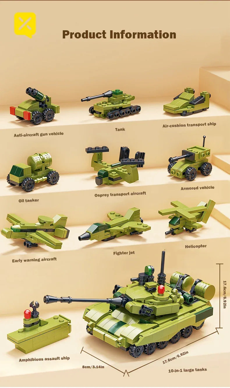 TOYLINX WW2 Military Building Blocks! - ShopHub