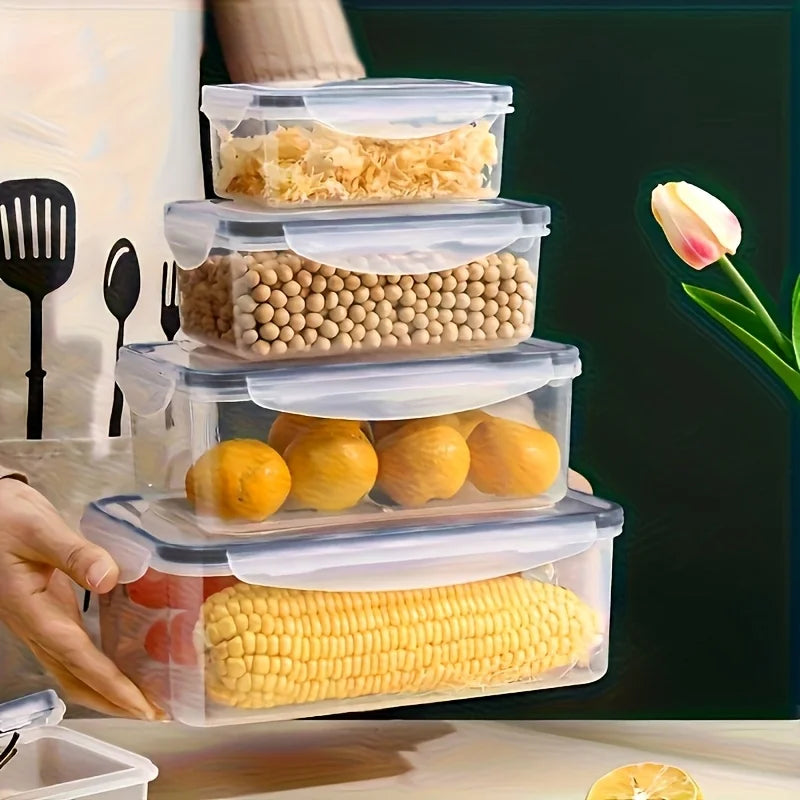Set BPA-Free Airtight Food Containers with Locking Lids