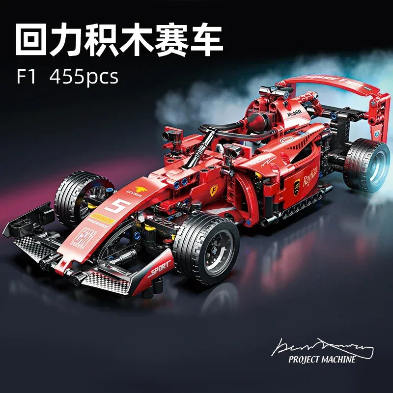 TOYLINX Red F1 RC Race Car Building Set - ShopHub