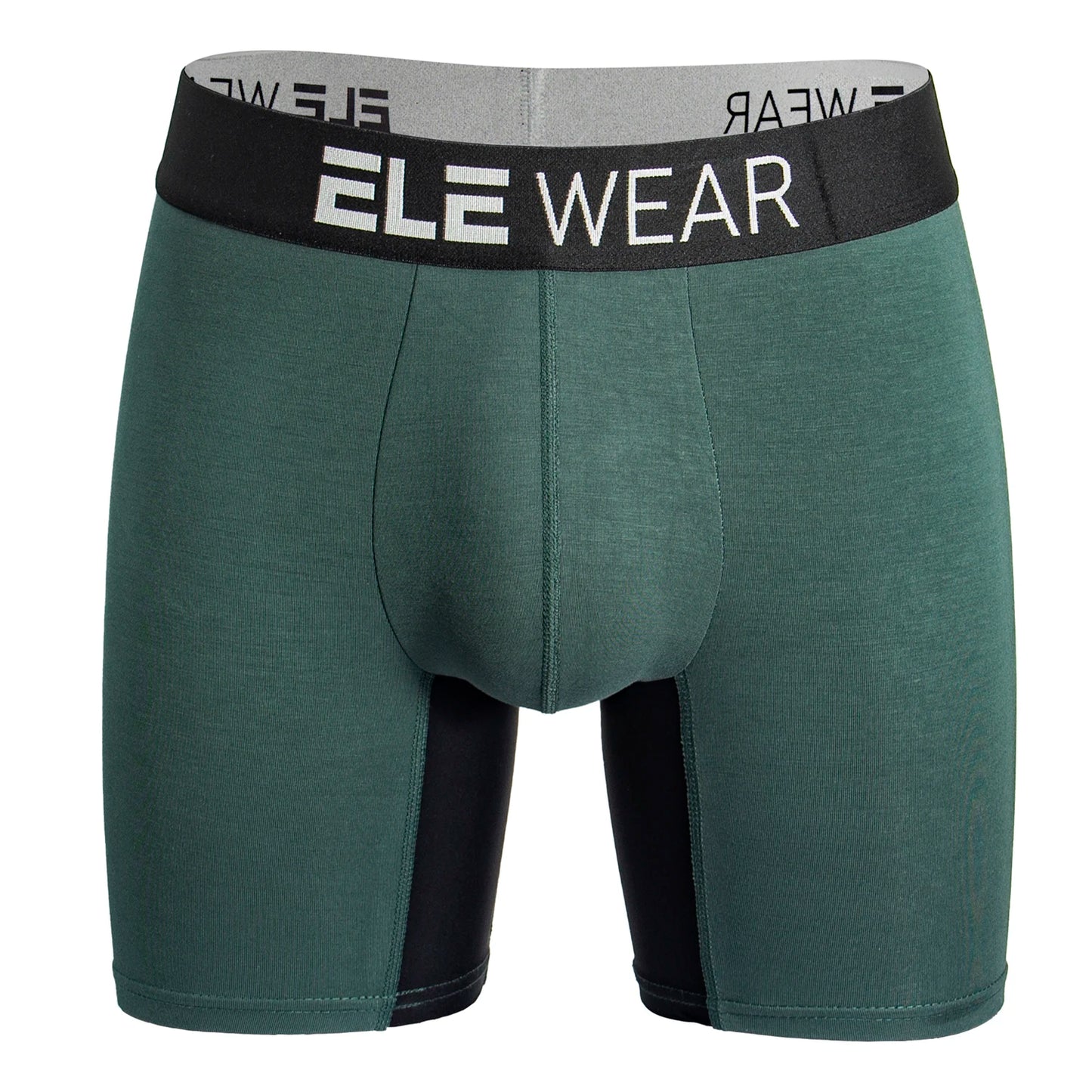 Men's Bamboo Boxer Briefs for Men - Long Sports Underwear, Moisture-Wicking