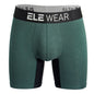 Men's Bamboo Boxer Briefs for Men - Long Sports Underwear, Moisture-Wicking