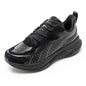ONEMIX Black Leather Training Running Shoes