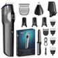 Kensen S30 Cordless Hair Clipper 4 in 1 Barber Grooming Kit with LED Display for Men - Rechargeable Beard and Nose Trimmer