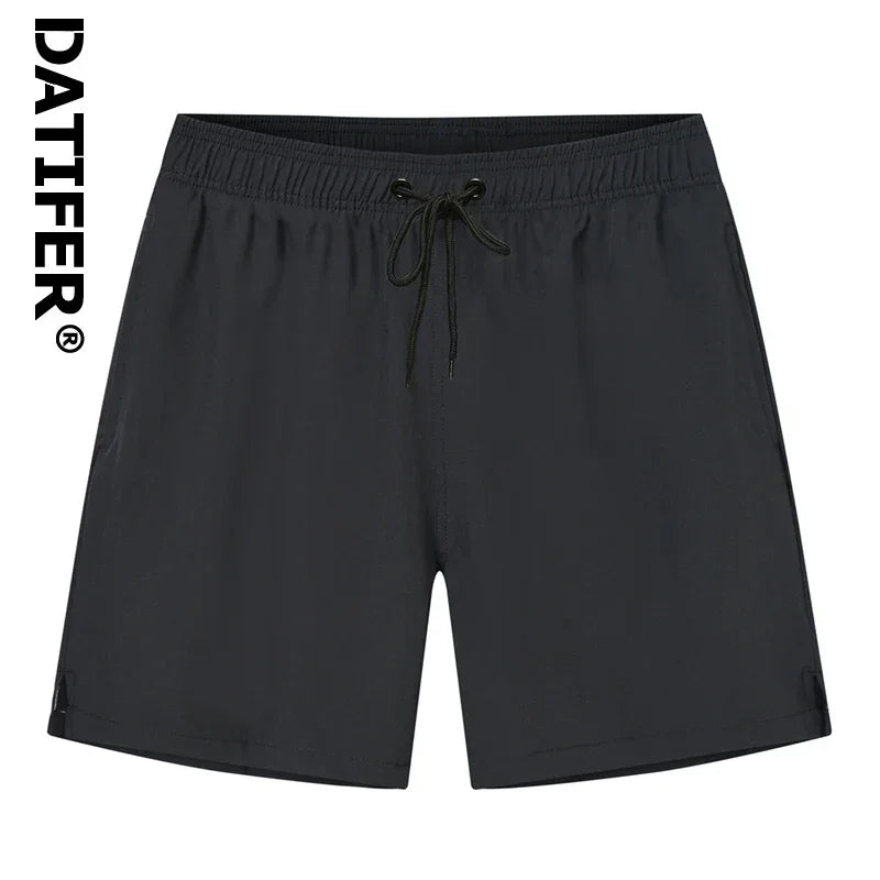 DATIFER Men's Solid Boardshorts - ShopHub