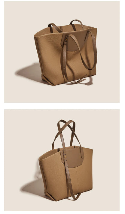 FOXER Luxury Cow Leather Tote Bag