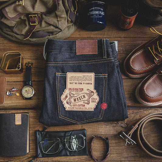 Maden Vintage 14.5oz Selvedge Raw Denim Jeans