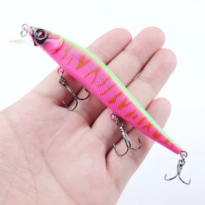 Bionic Hard Fishing Lure with 3D Eyes (11.5cm/14g) – 5/10pcs Habicare