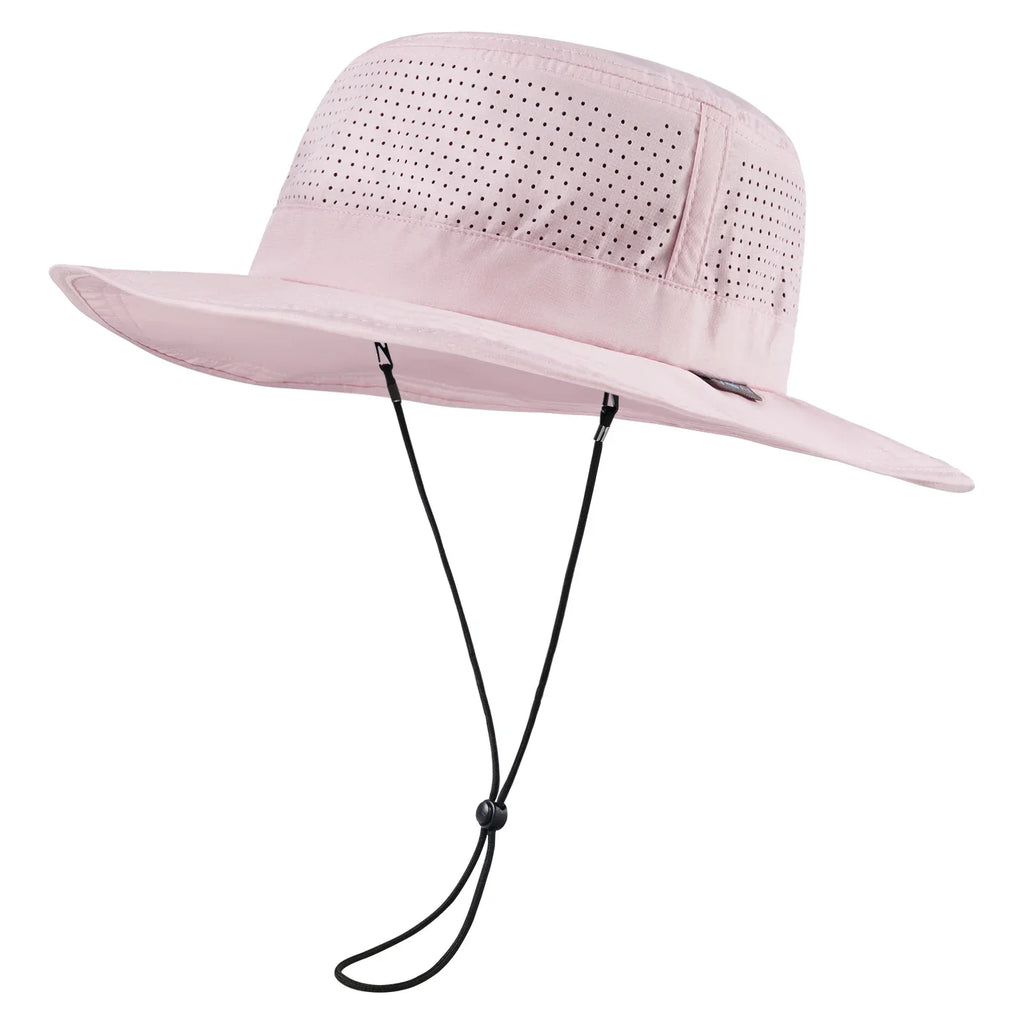 BASSDASH UPF 50+ Bucket Sun Hat Pink