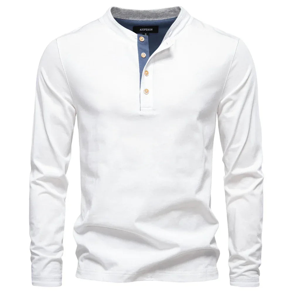 AIOPESON Men's Long Sleeve Shirts - ShopHub