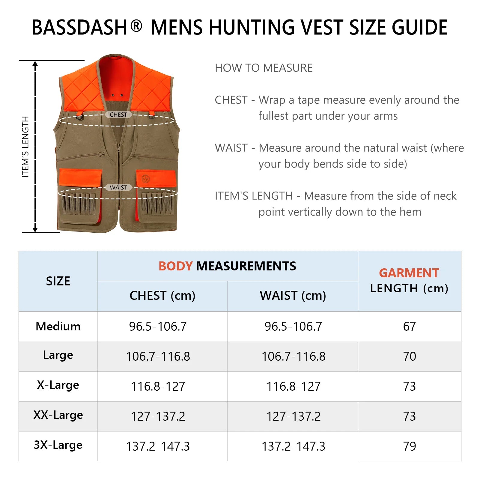 BASSDASH Unisex Hunting & Fishing Vest ShopHub