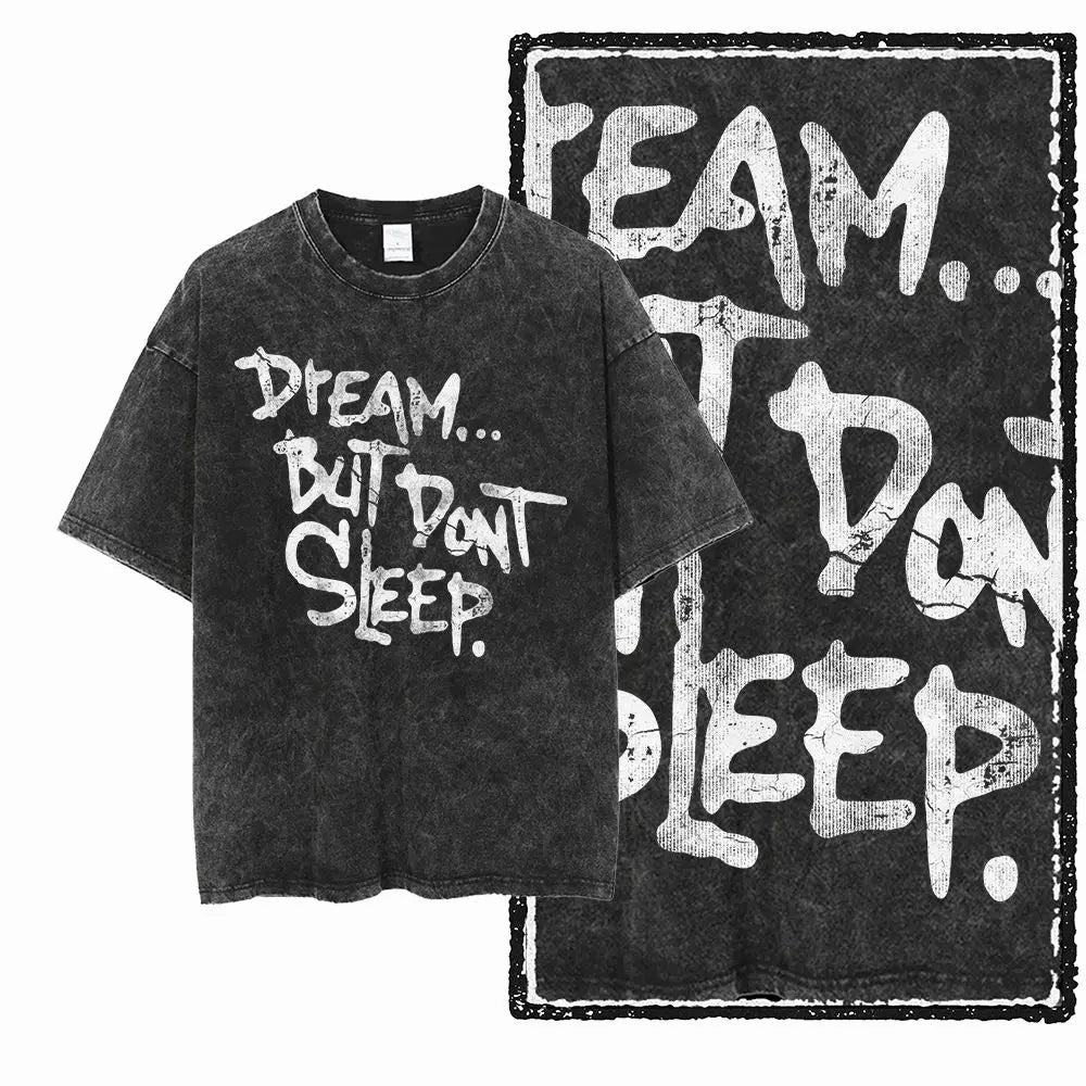 G57 Exclusive 100% Cotton Cool Creative Graphic Men T-shirt | Acid Washed Streetwear Big Size Vintage O-neck Men's Tee Tshirt