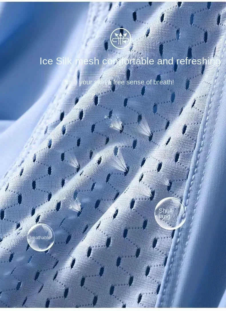 Men's 4 Pack Mesh Ice Silk Boxer Shorts - ShopHub