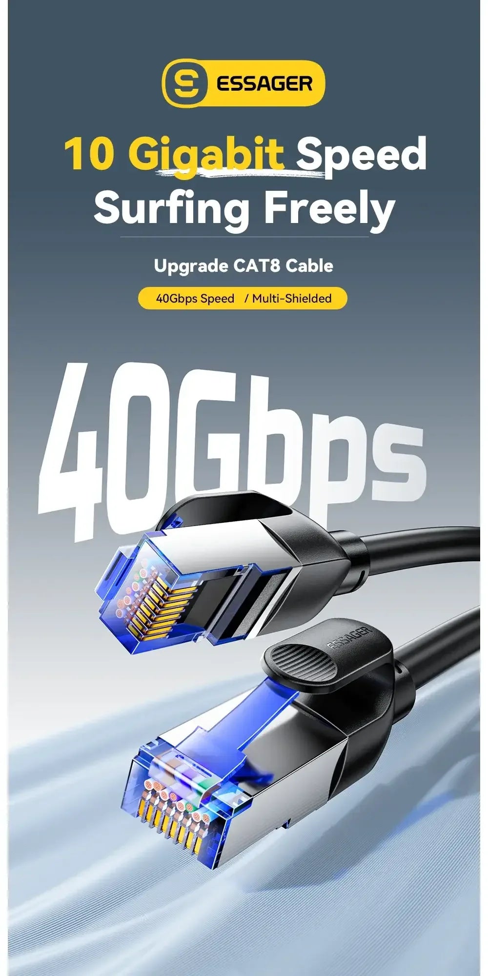 Essager CAT8 Ethernet Cable - ShopHub