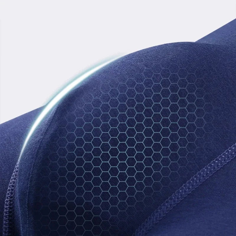 MiiOW 4Pcs Men's Breathable Cotton Underwear with Graphene Antibacterial Technology - Comfortable U Convex Bag Crotch Boxers