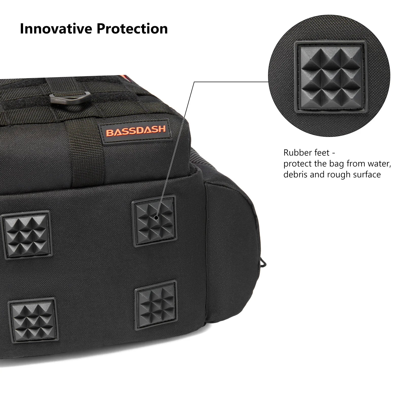 BASSDASH Fishing Backpack Convertible Sling Bag ShopHub