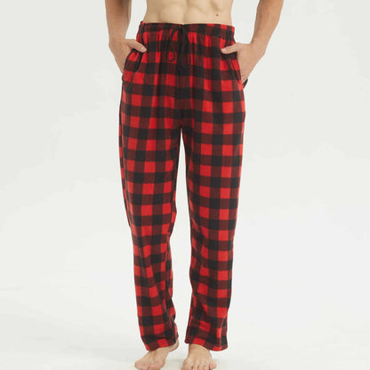 Comfortable Men's Fleece Pajama Pants - Soft, Warm, and Stylish Lounge Wear