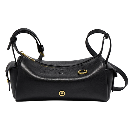 FOXER 2026 New Spring Women's Shoulder Bag Genuine Leather Cylinder Crossbody Bag Lightweight & Durable Bag for Travel & Daily