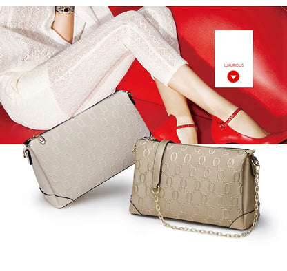 FOXER 2026 Spring Summer Women's Crossbody Bag Split Leather Fashion Chain Shoulder Bag Luxury Commuter Lady Cellphone Purse