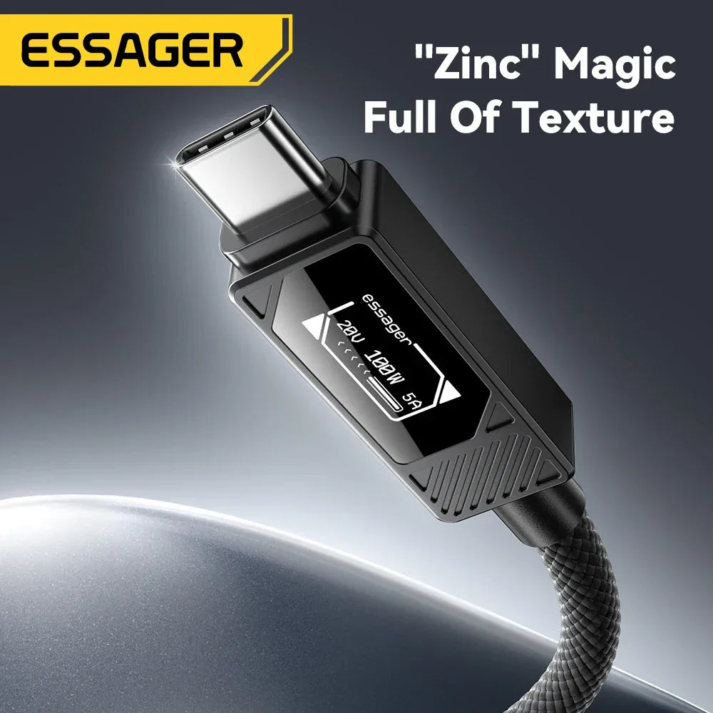 Essager 100W Type C to C Cable - ShopHub