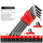 Allen Hex Wrench Screwdriver Set with Sleeve (5 different models available) Habicare