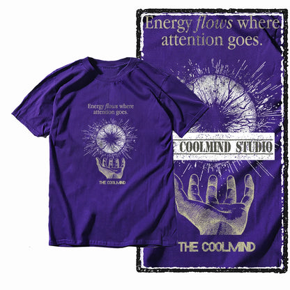 COOLMIND Cosmic Focus Graphic Cotton T-Shirt | Streetwear