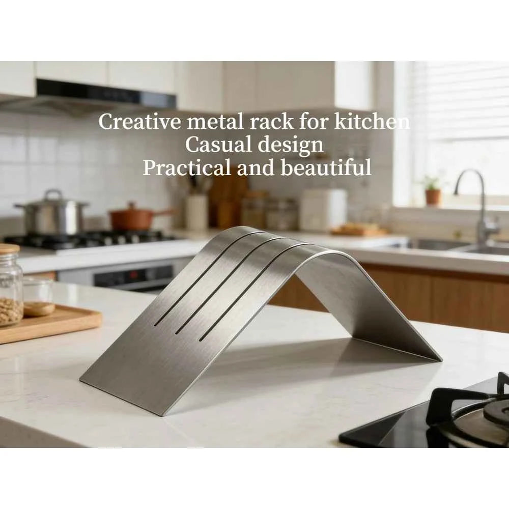 1 PC Stainless Steel Cutting Board Rack