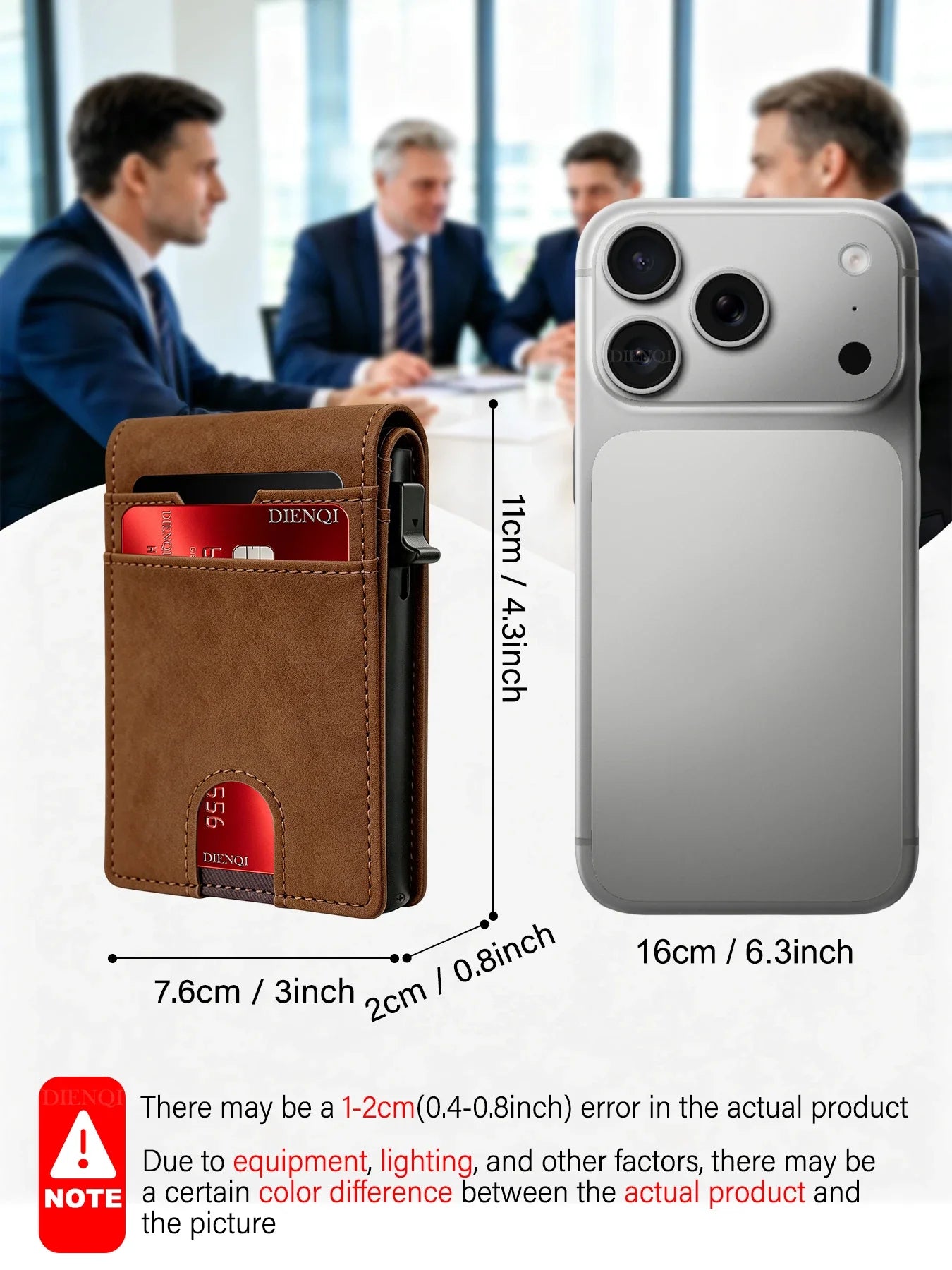 Luxury Men's RFID-blocking Wallets