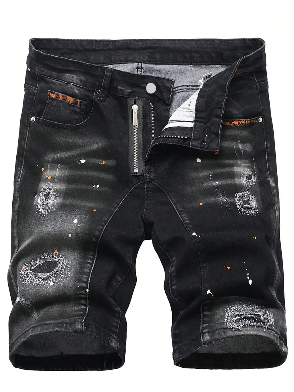 Men's Ripped Jean Shorts - ShopHub