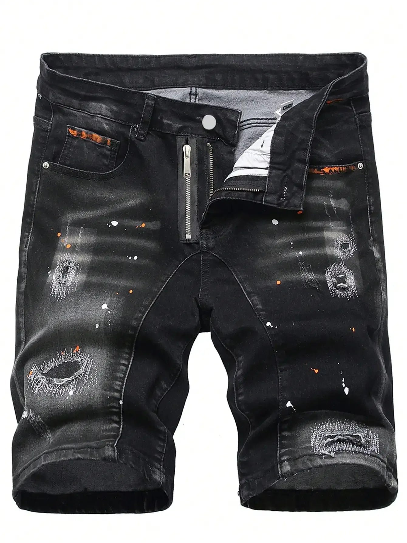 Men's Ripped Jean Shorts - ShopHub