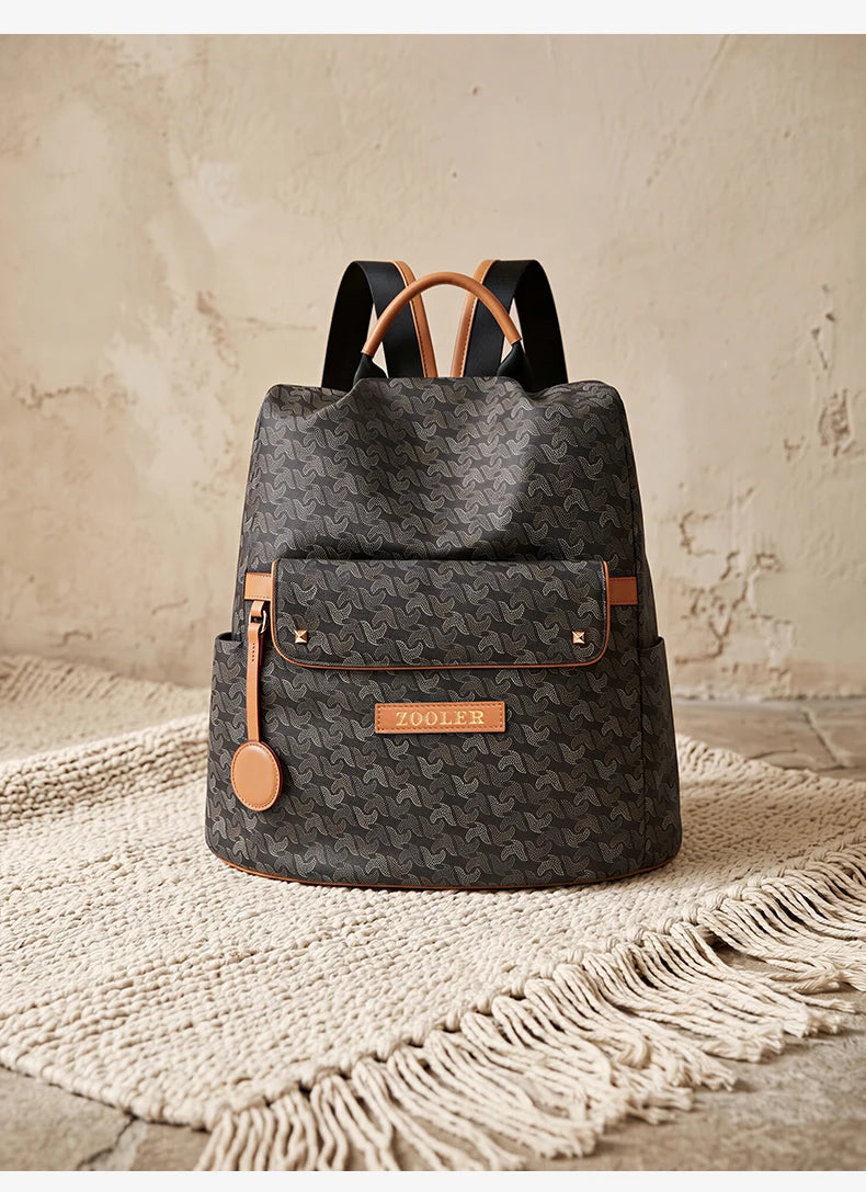 ZOOLER Nylon Embossed Backpack
