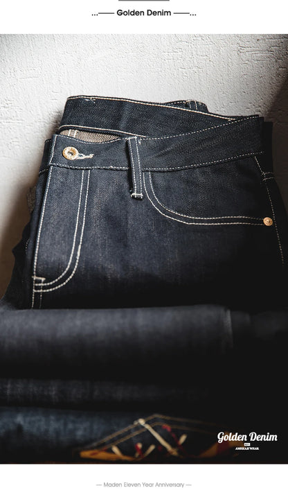 Maden Vintage Embroidered Denim Jeans