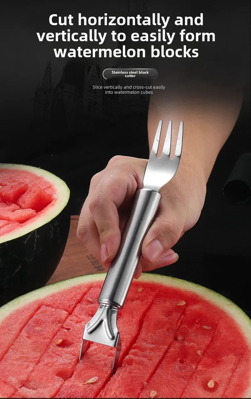 Stainless Steel Watermelon Cutter Tool for Effortless Slicing