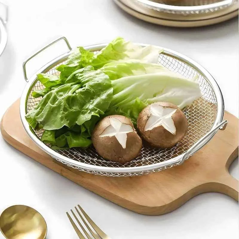 Stainless Steel Cooling Rack & Tray, Kitchen Tools, Kitchen Items & Accessories, Multifunctional for Frying & Barbecue