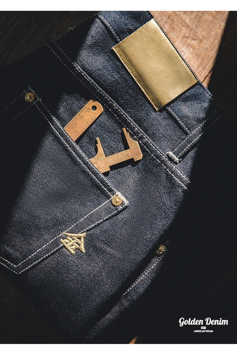 Maden Vintage Embroidered Denim Jeans