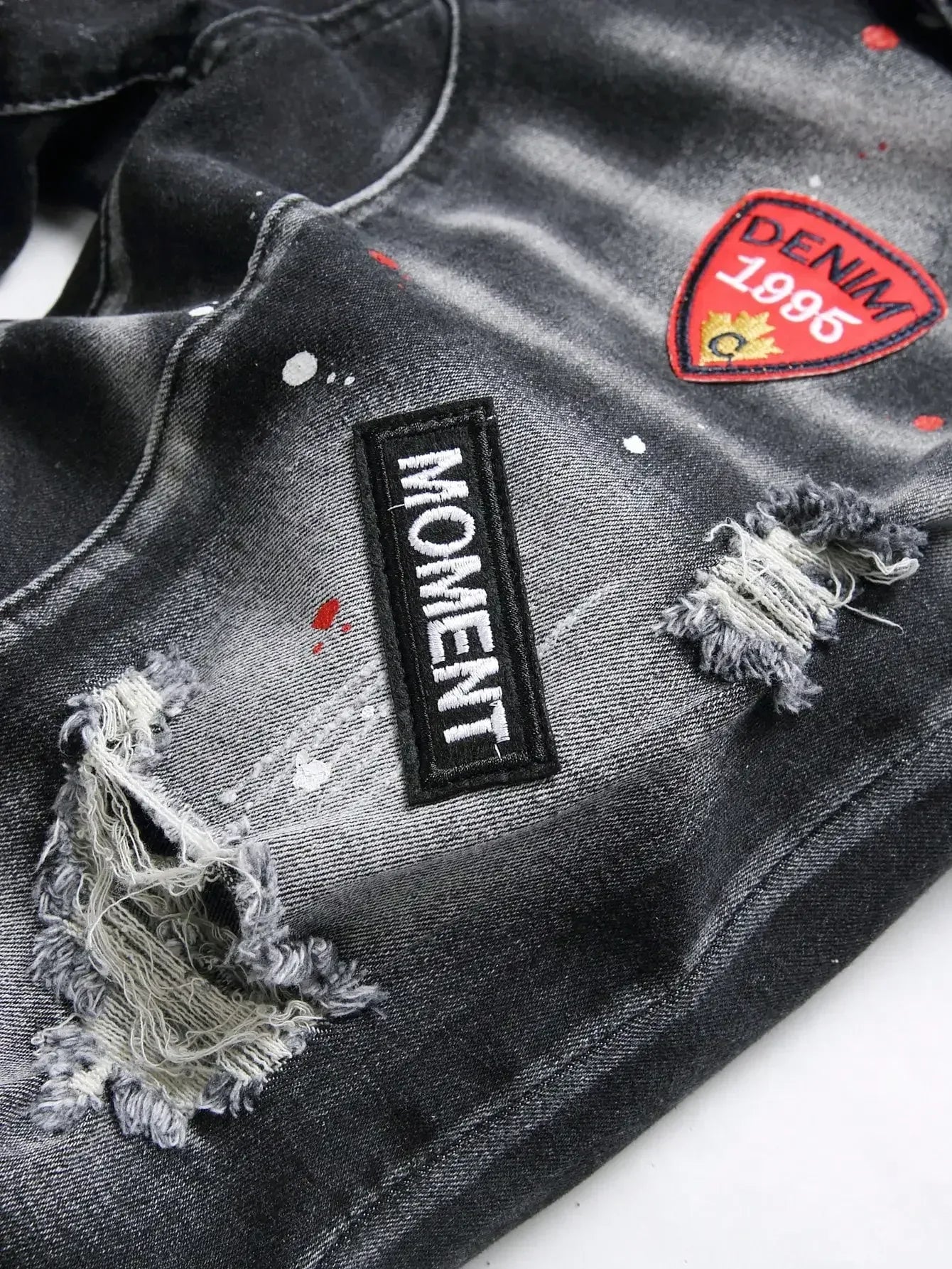 Men's Ripped Jean Shorts - ShopHub