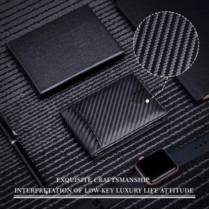 RFID Carbon Fiber Men's Wallet