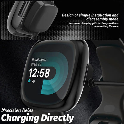 Full Cover Watch Case for the Fitbit Versa 4 Habicare