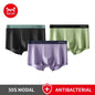 MiiOW Modal Men's Boxer Briefs 3pcs Set - Silky 50S Antibacterial Underwear