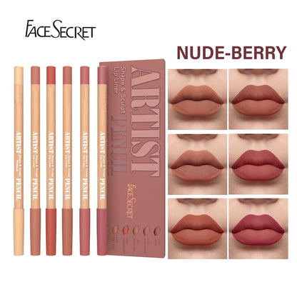 Face Secret Artist Shape Sculpt Lip Liner Pencil Set