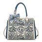 FOXER Split Leather Large Tote Handbag
