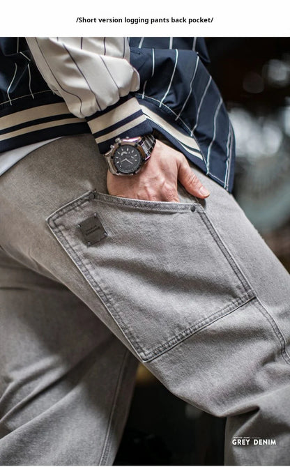 Maden Vintage Heavyweight Washed Gray Jeans